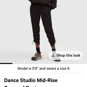 Lululemon Athletica Black Dance Studio Capris